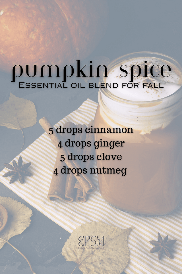 Pumpkin spice essential oil blend.